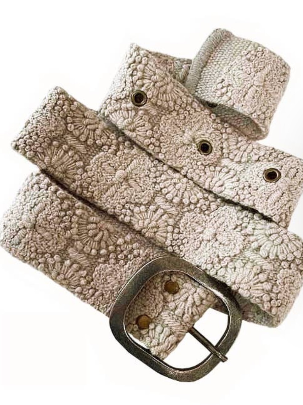 Jenny Kraus Desert Embroidered Wool Belt - Picture 2 of 11